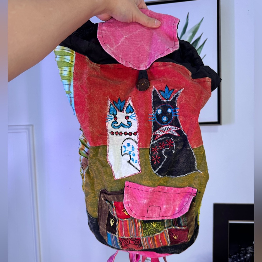 Hippie Cat Backpack